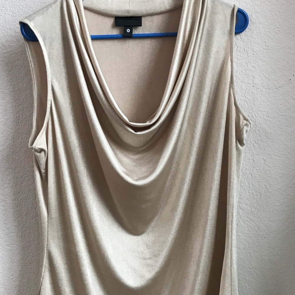 Cowl next sparkly gold top! XL